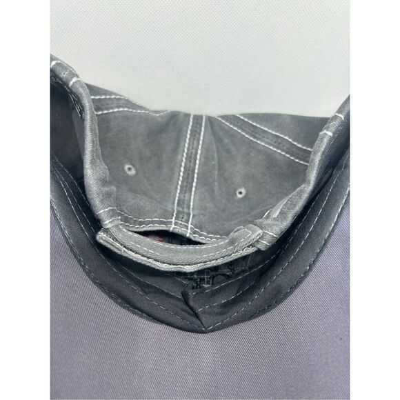 Dog Vibes Only Distressed Baseball Cap – Paw Print Patch Adjustable Hat - Picture 3 of 5